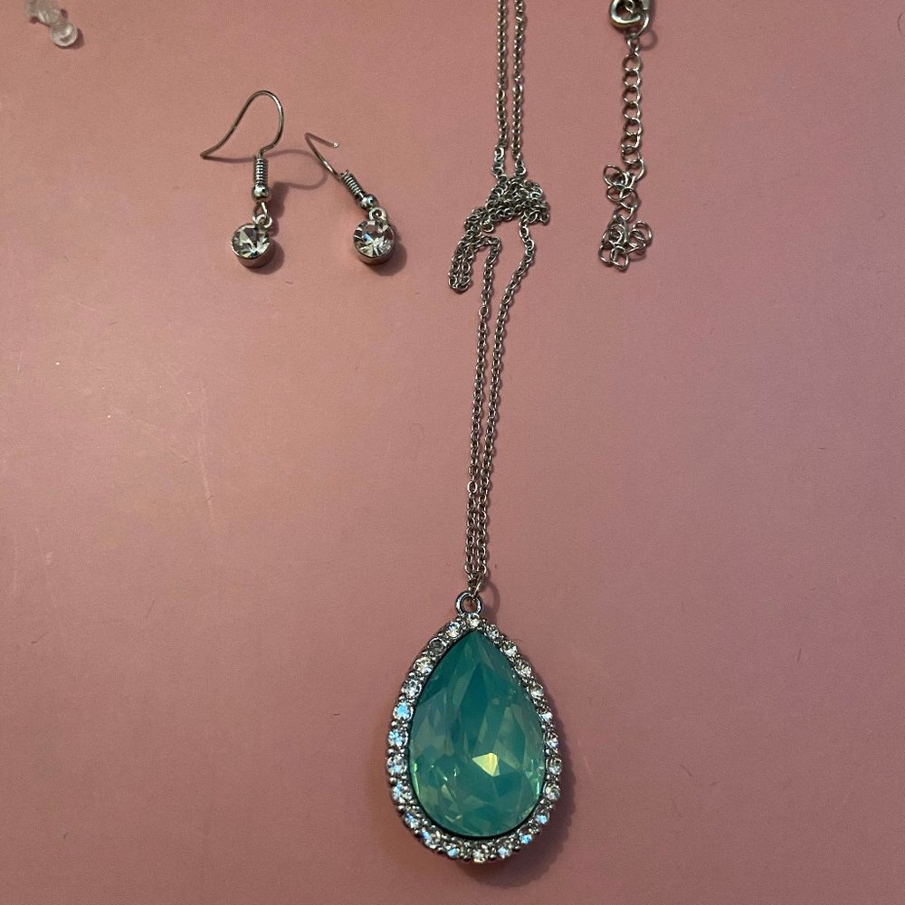 Necklace with matching Earrings